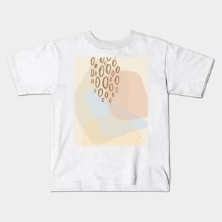 Abstract mid century shapes Kids T-Shirt